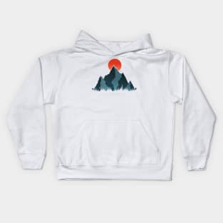 Adventure In The Mountains Art I Kids Hoodie